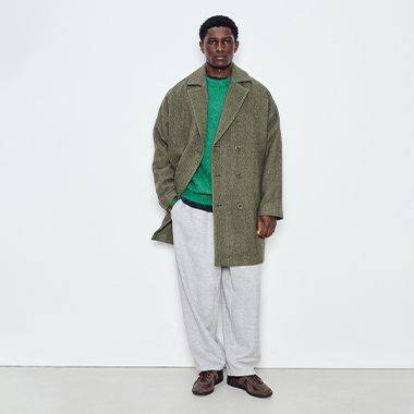 LAFABLIQUE　ロング　オリーブ　36 50 FOR HIM.jpg